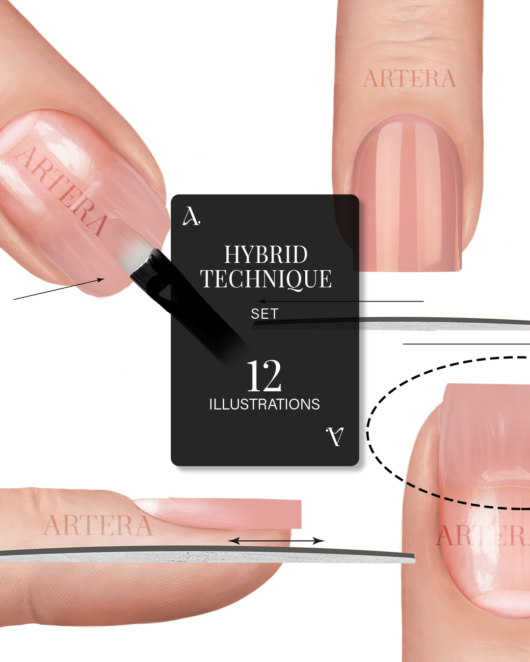 Tehnica Hybrid - Complete Technique 12 ilustrații