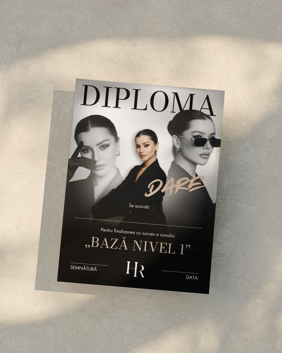 Certificate Editable in Canva - Luxury