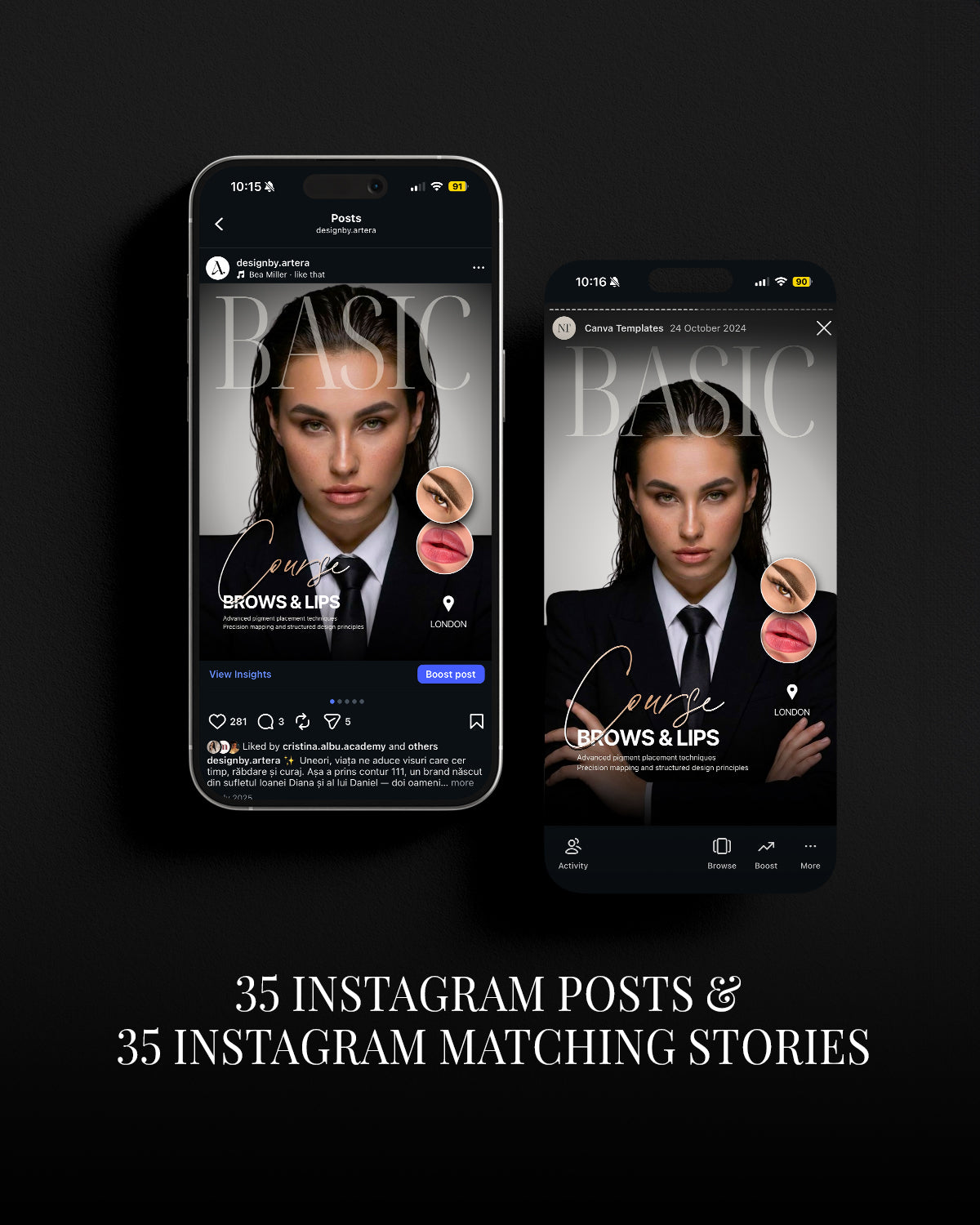 PMU Artist Social Media Templates - Artist Pack